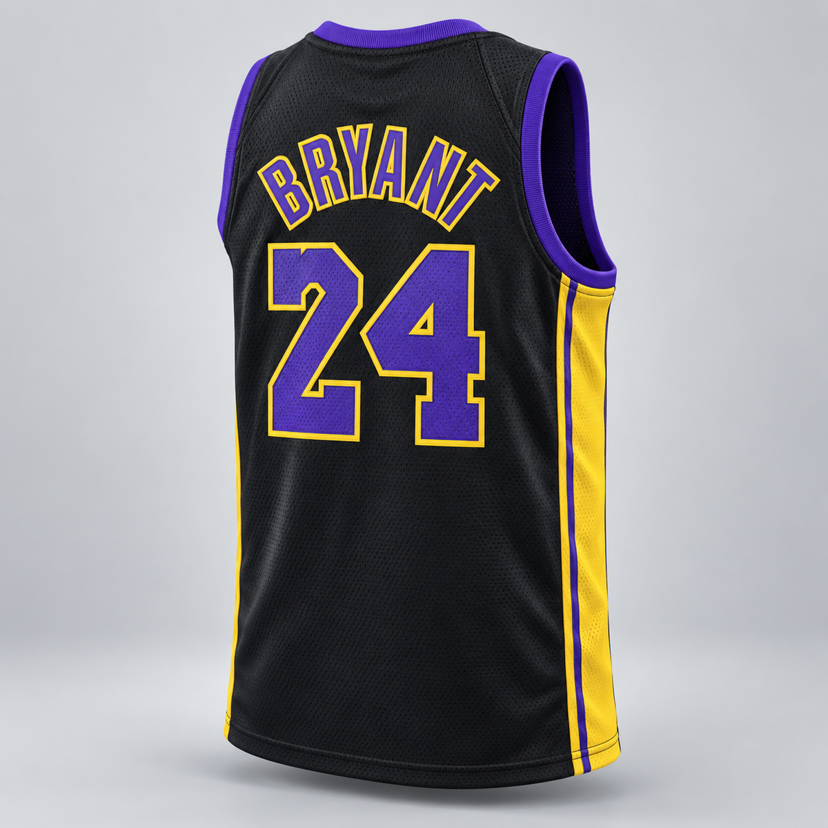 Kobe Bryant #24 Los Angeles Lakers 2009-10 Finals Swingman Basketball Jersey – All Stitched