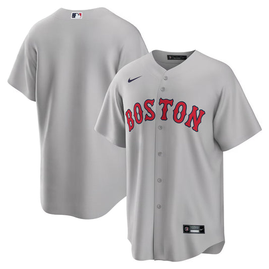Men's Boston Red Sox Gray Road Replica Team Jersey