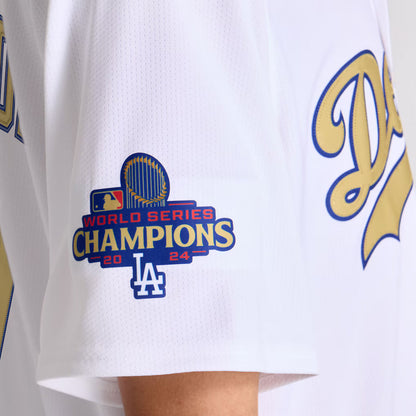 Men's Los Angeles Dodgers Mookie Betts White 2025 Gold Collection Limited Jersey